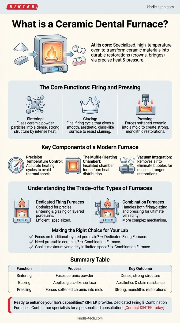 ما هو فرن الأسنان السيراميكي؟ أداة دقيقة لترميمات متينة وجمالية دليل مرئي