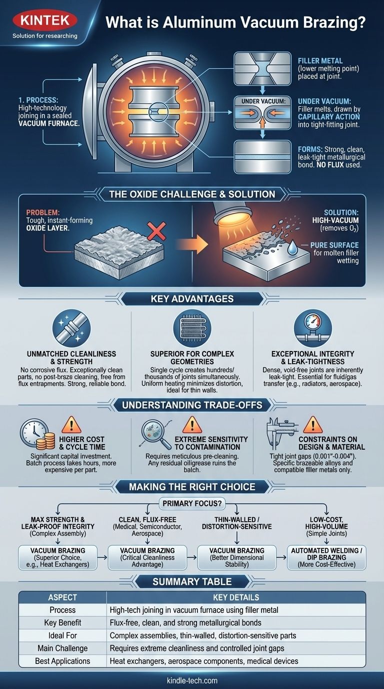 알루미늄 진공 브레이징이란 무엇인가요? 강력하고 깨끗하며 플럭스 없는 알루미늄 접합을 달성하세요 시각적 가이드