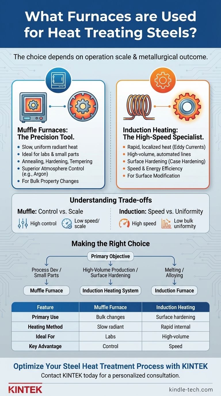用于钢材热处理的炉子有哪些？马弗炉与感应加热的解释 图解指南