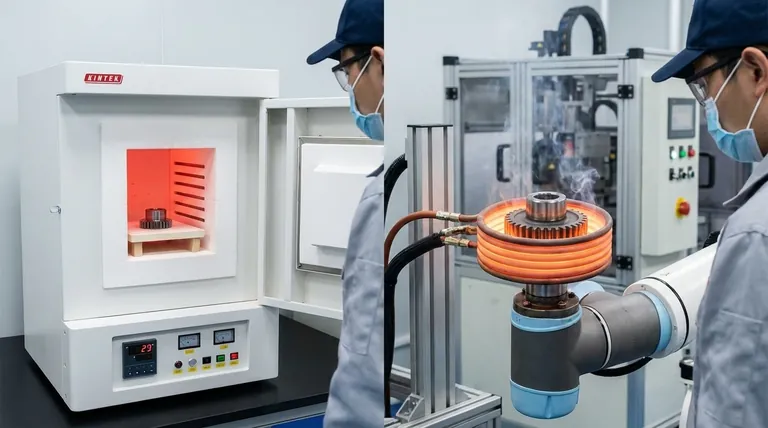 鋼の熱処理に使用される炉の種類は?マッフル炉と誘導加熱を解説