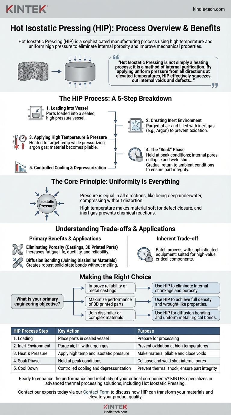 Was ist der Prozess des Isostatischen Warmpressens? Maximale Dichte und Zuverlässigkeit erreichen Visuelle Anleitung