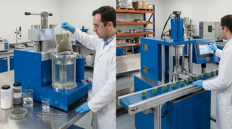 Quais são os diferentes tipos de prensagem isostática a frio? Saco Húmido vs. Saco Seco para as suas Necessidades de Produção