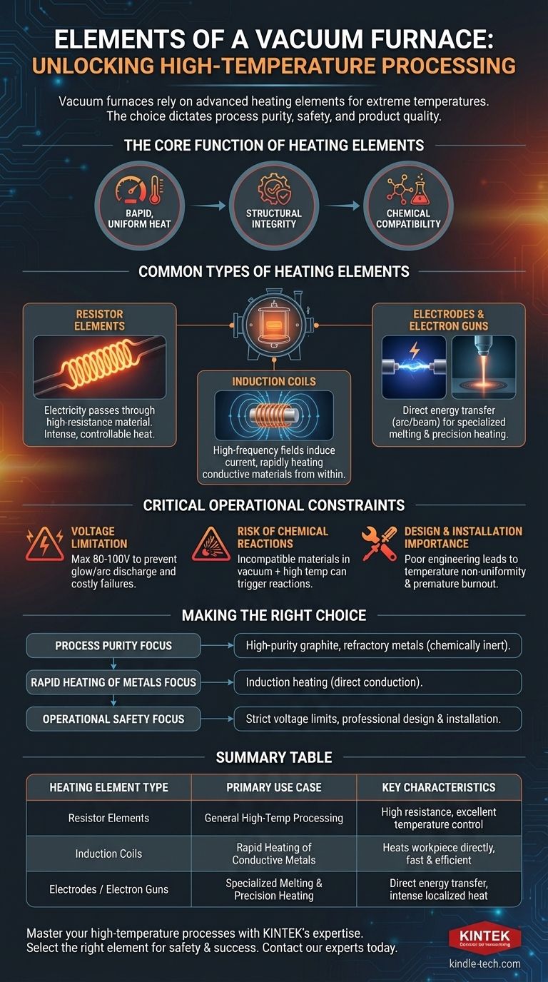 진공로에 사용되는 요소는 무엇입니까? 공정에 적합한 가열원 선택 시각적 가이드