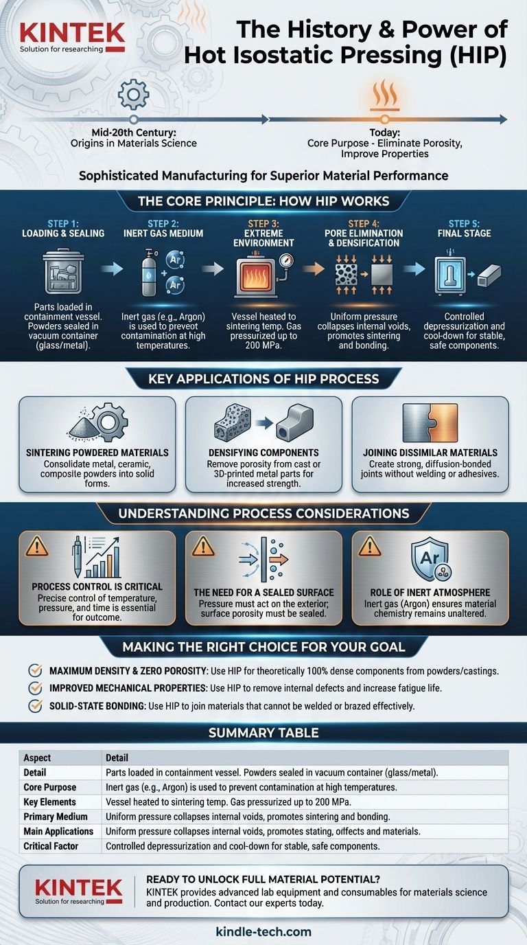 热等静压的历史是什么？深入探讨高性能致密化 图解指南