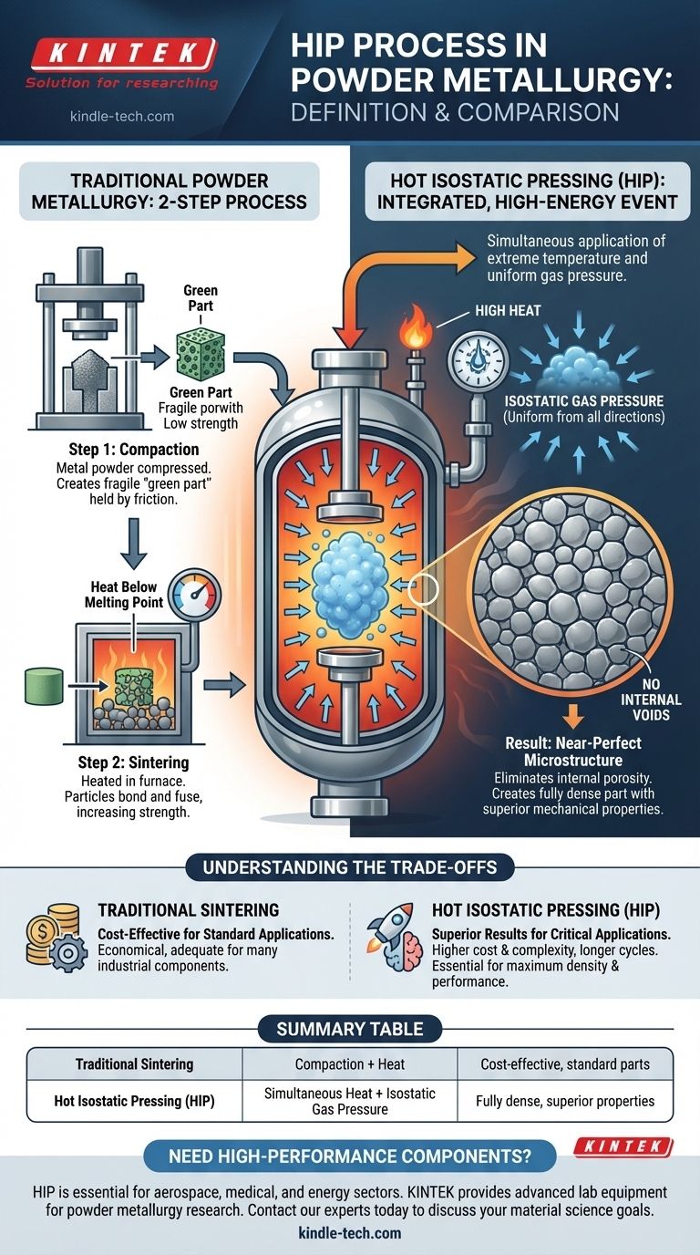 ما هي عملية HIP في تعدين المساحيق؟ تحقيق الكثافة الكاملة وخصائص المواد المتفوقة دليل مرئي