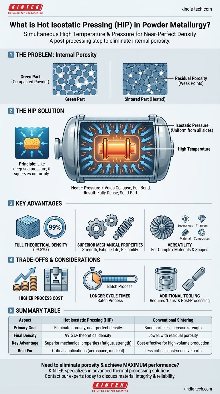 Qu'est-ce que le pressage isostatique à chaud en métallurgie des poudres ? Atteindre une densité totale pour des performances supérieures Guide Visuel