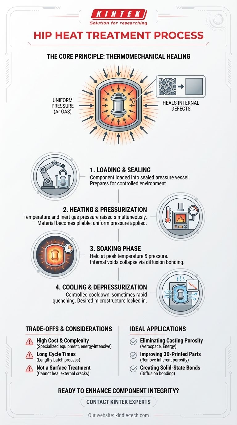 Qual è il processo di trattamento termico HIP? Elimina la porosità e migliora l'affidabilità dei componenti Guida Visiva