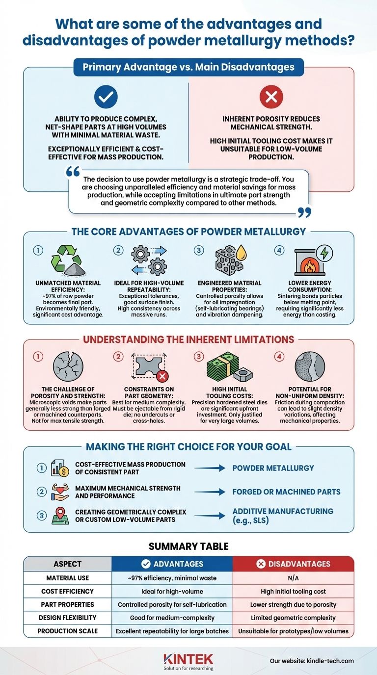 Was sind die Vor- und Nachteile der Pulvermetallurgie? Maximale Effizienz in der Großserienfertigung Visuelle Anleitung