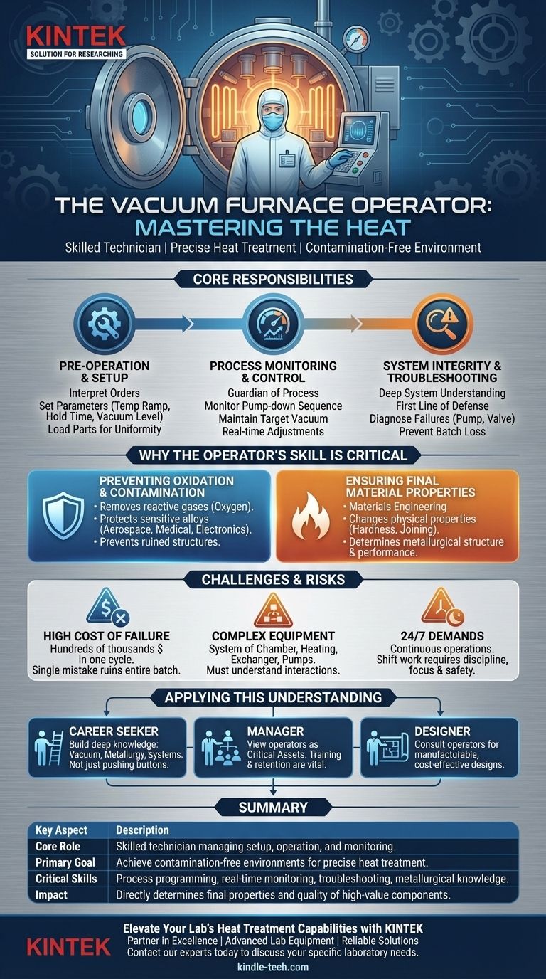 What is a vacuum furnace operator? The Key to Precision Heat Treatment Success Visual Guide
