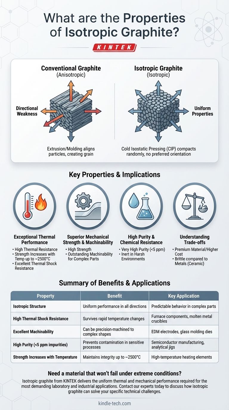 What are the properties of isotropic graphite? A Guide to Its Uniform Strength & Thermal Performance Visual Guide