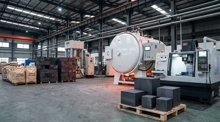 ما هي خطوات تصنيع الجرافيت؟ من فحم الكوك الخام إلى مادة عالية الأداء