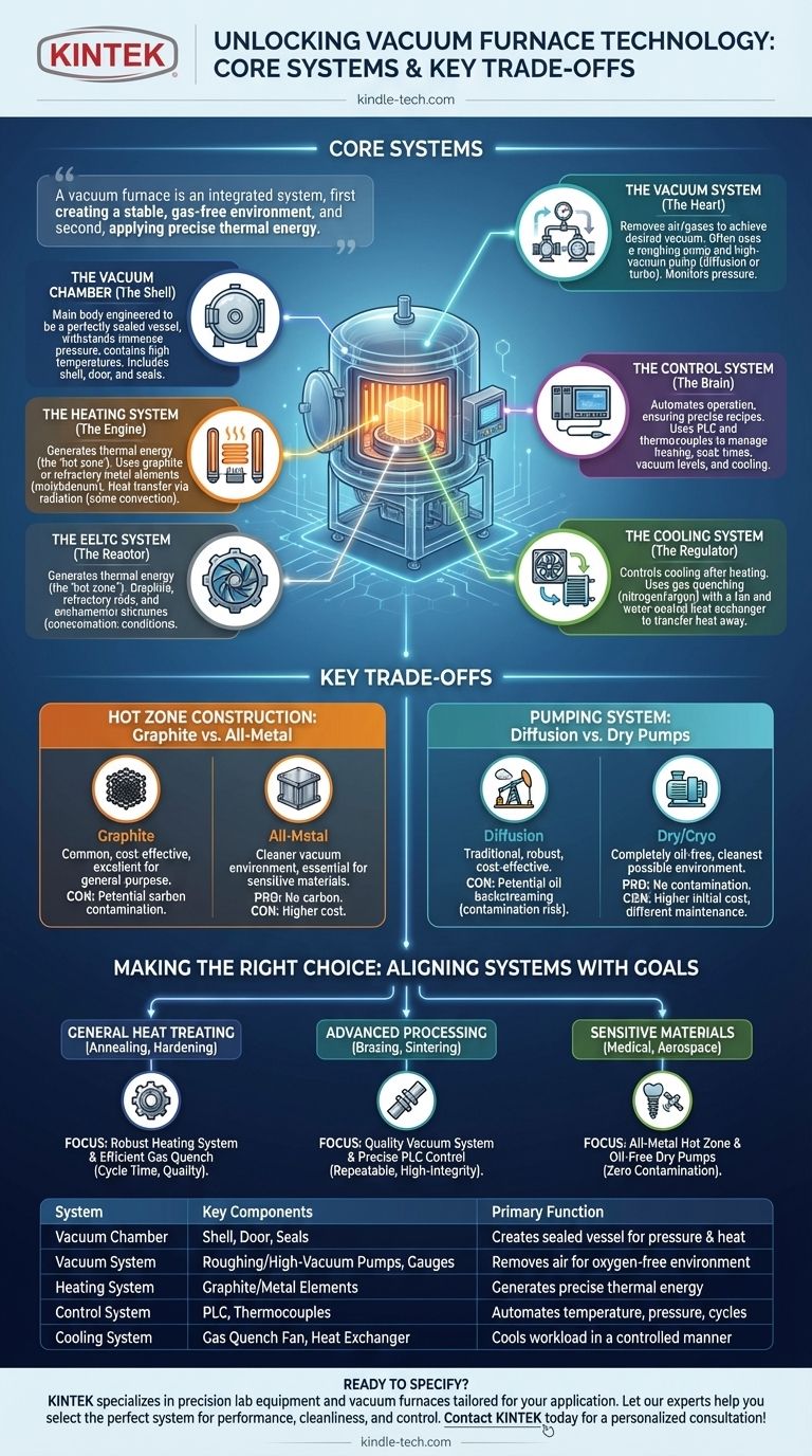 ¿Qué son las partes de un horno de vacío? Una guía de los sistemas centrales para el tratamiento térmico de precisión Guía Visual