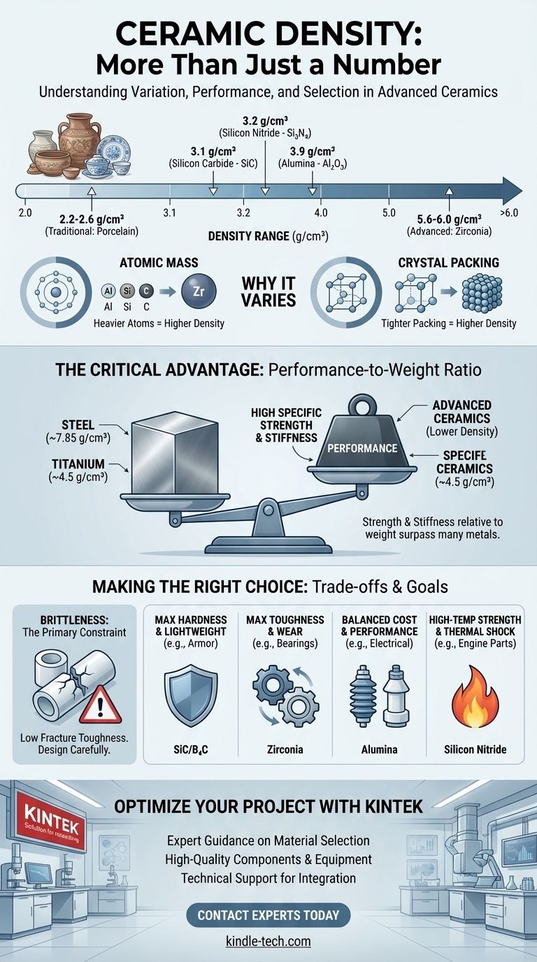 ¿Cuál es la densidad de las propiedades cerámicas? Una guía para la selección de materiales para aplicaciones de alto rendimiento Guía Visual