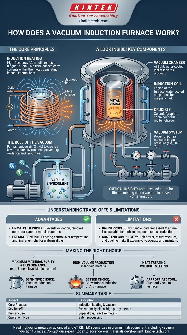 真空感应炉是如何工作的？掌握高纯度金属熔炼 图解指南