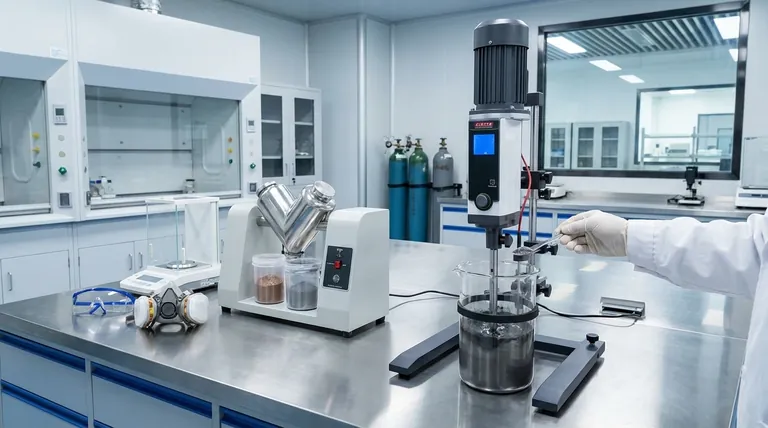 ¿Qué precauciones se deben tomar durante la mezcla de polvos metálicos? Garantice la seguridad y la calidad en su laboratorio