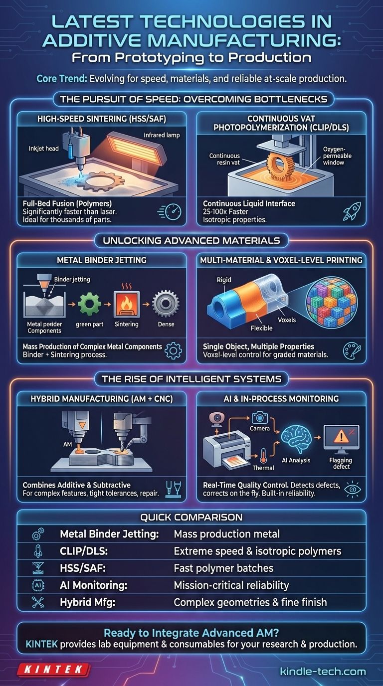Quali sono le ultime tecnologie nella produzione additiva? Dalla prototipazione alla produzione di massa Guida Visiva