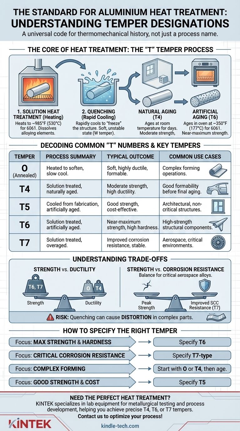 What is the standard for Aluminium heat treatment? Master the Temper Designation System for Optimal Properties Visual Guide