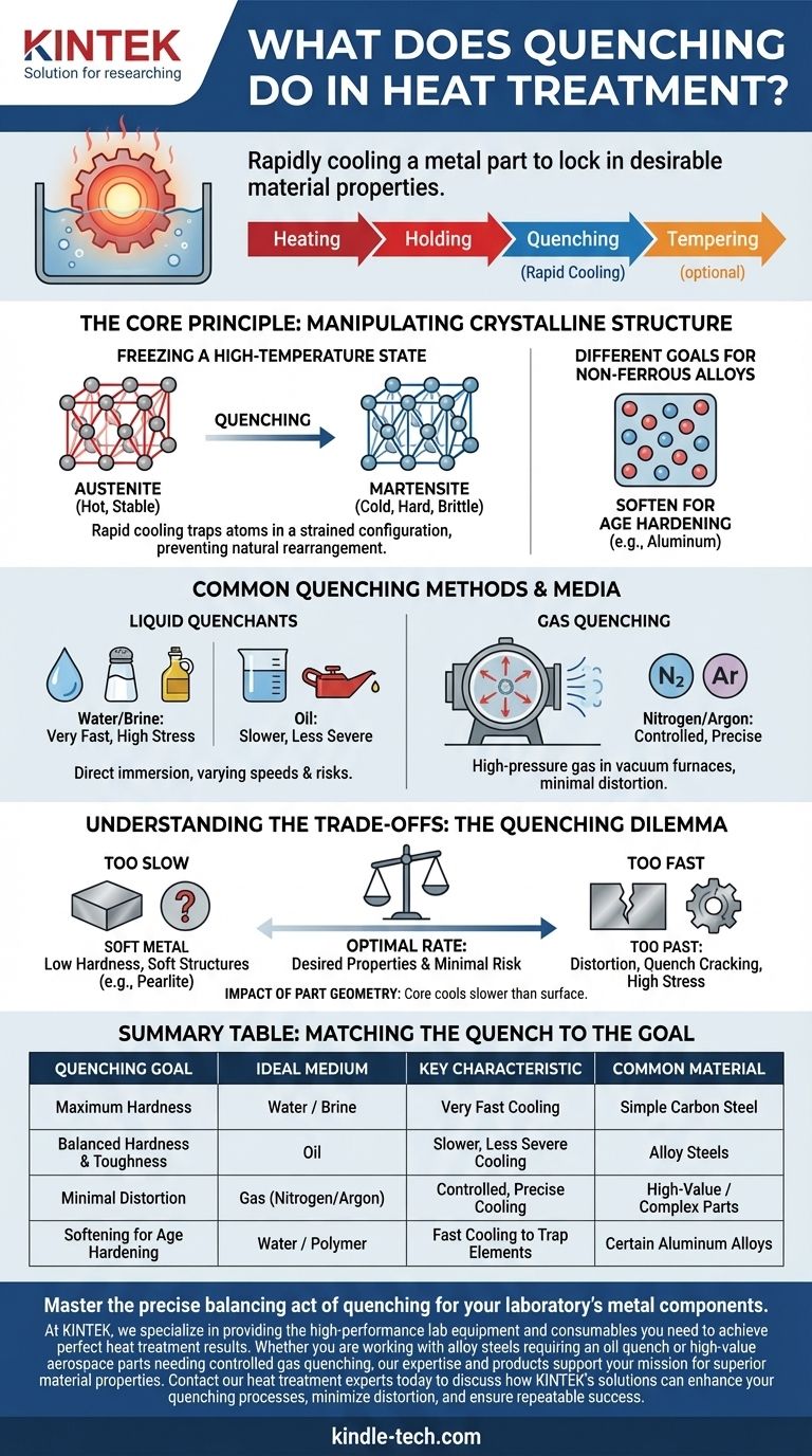 ماذا يفعل التبريد السريع في المعالجة الحرارية؟ التحكم في معدلات التبريد لتحقيق خصائص المادة المطلوبة دليل مرئي