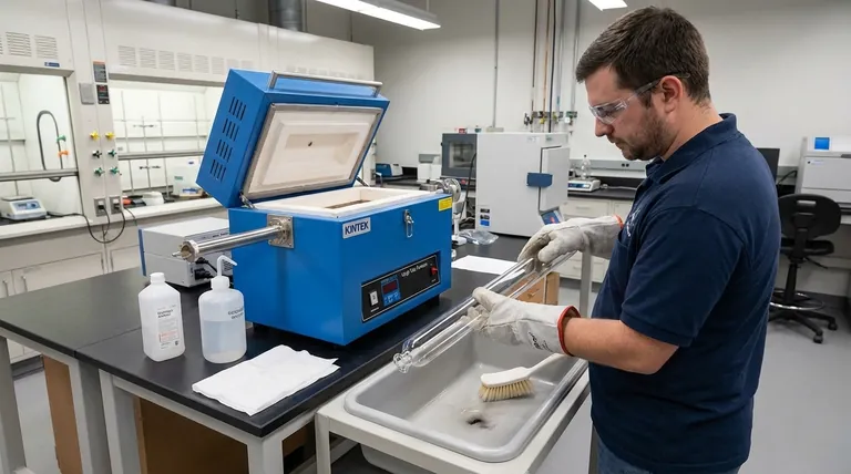 ¿Cómo se limpia un tubo de horno tubular? Una guía paso a paso para una limpieza segura y efectiva