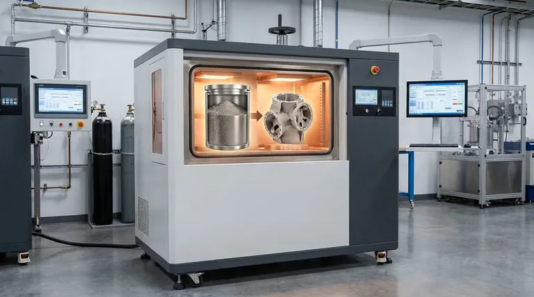 熱間静水圧プレス（HIP）における粒子のサイズはどれくらいですか？それは出発原料によります