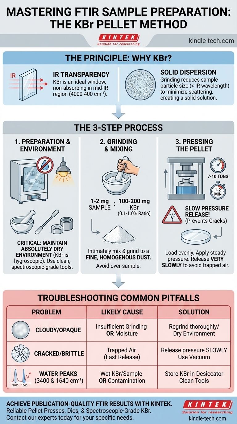 How do you prepare a FTIR sample with KBr? Master the Technique for Clear, Accurate Spectra Visual Guide