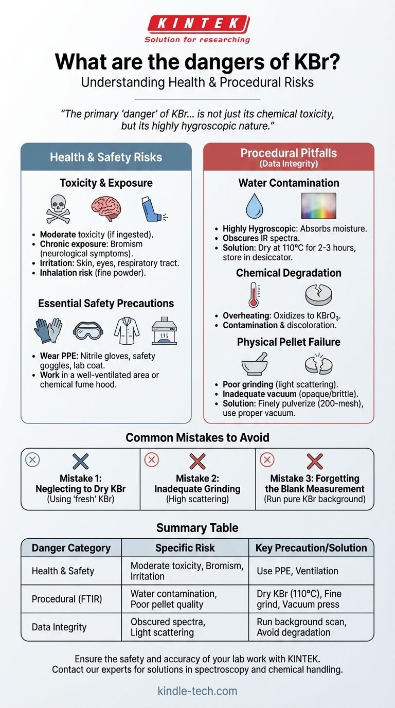 Каковы опасности KBr? Избегайте рисков для здоровья и защитите свои данные ИК-Фурье Визуальное руководство