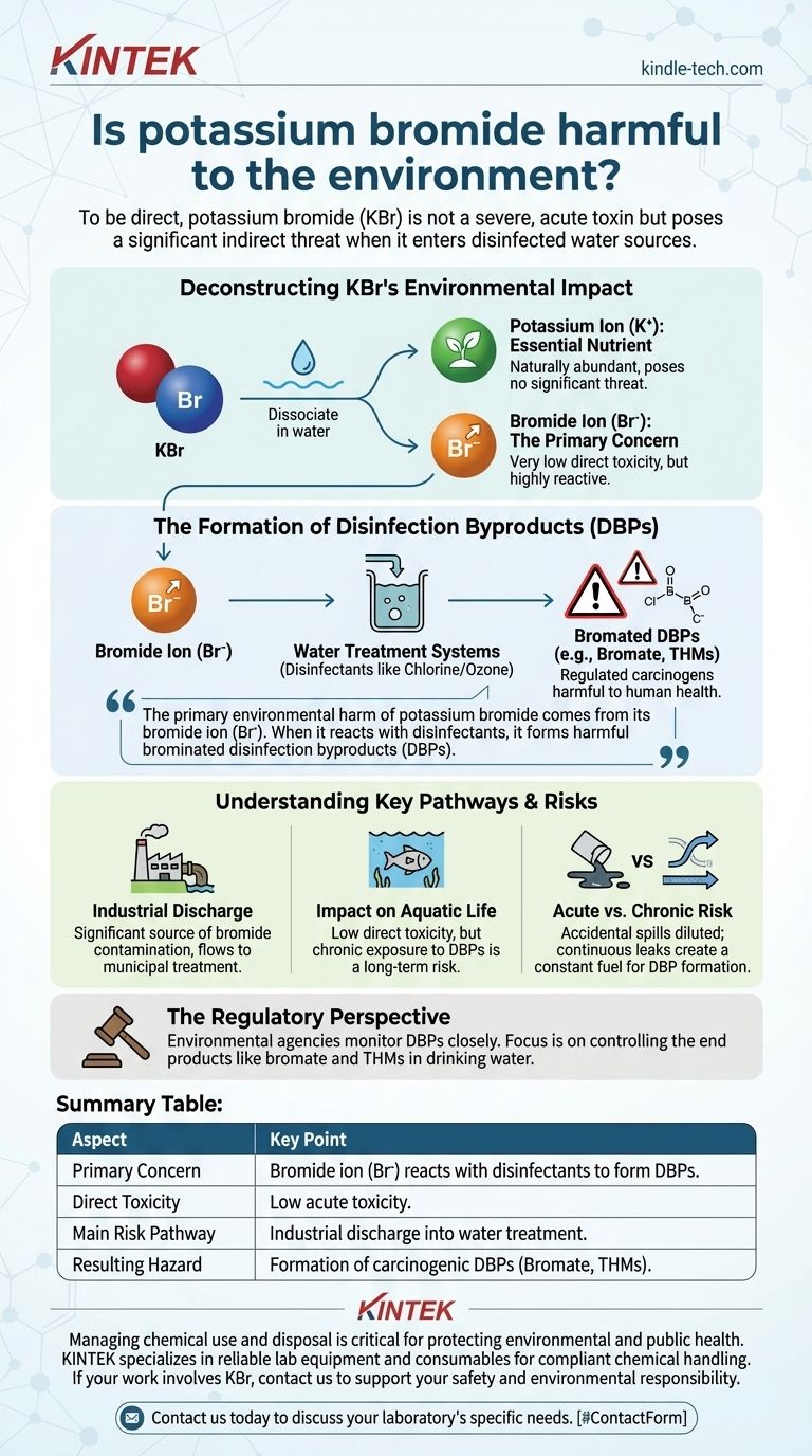 هل بروميد البوتاسيوم ضار بالبيئة؟ الكشف عن الخطر الخفي على جودة المياه دليل مرئي