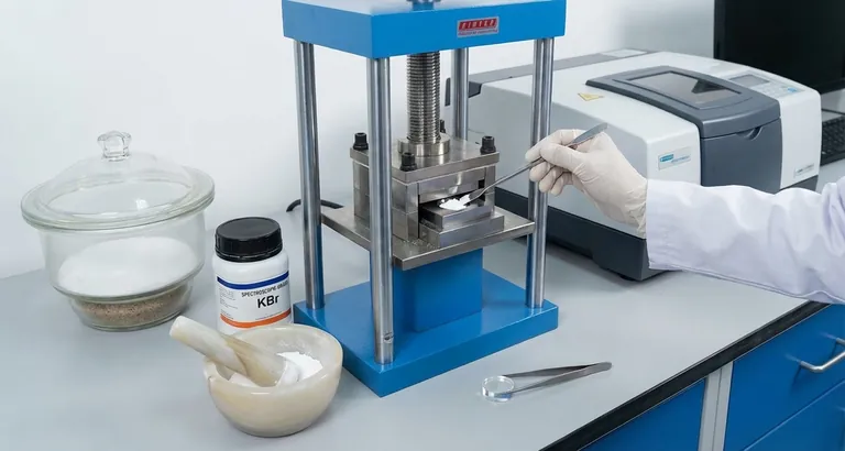 KBr 펠릿을 누르는 방법은 무엇인가요? 선명하고 신뢰할 수 있는 결과를 위한 FTIR 기술 마스터하기