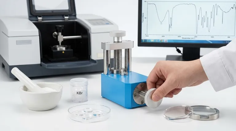 لماذا يعتبر بروميد البوتاسيوم (KBr) مناسبًا لتحضير عينات الأشعة تحت الحمراء؟ المفتاح للحصول على مطيافية أشعة تحت حمراء واضحة وغير معاقة