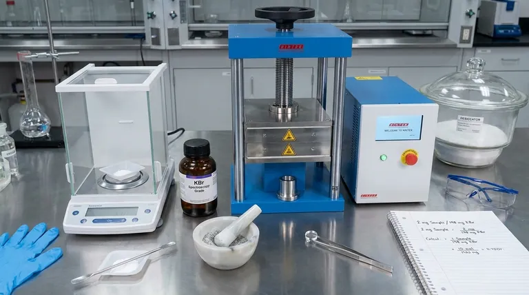 Wie lautet das Proben-KBr-Verhältnis für FTIR? Beherrschen Sie das 1:100-Verhältnis für die perfekte Pelletherstellung