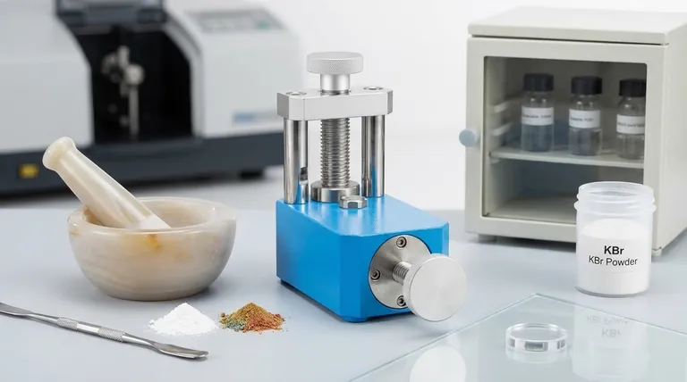 ¿Por qué se usa KBr en la preparación de muestras para FTIR? Obtenga espectros IR claros y precisos con una técnica de pastilla adecuada