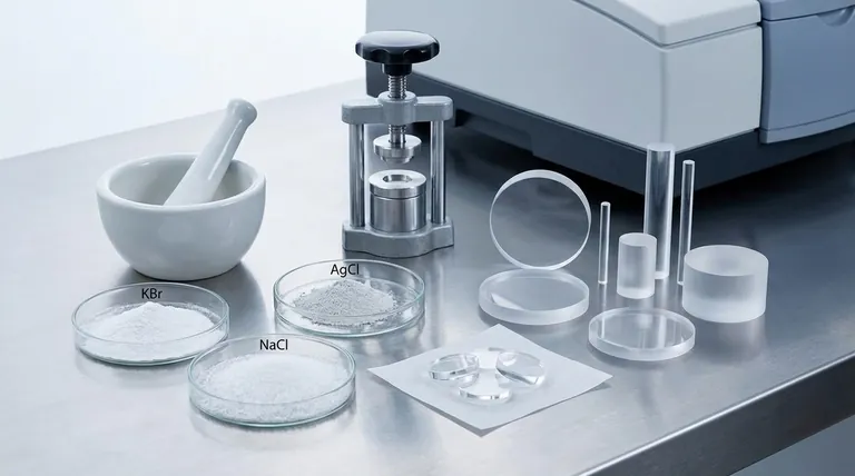 ما هو بديل KBr في الأشعة تحت الحمراء؟ اختيار مصفوفة العينة الصحيحة للتحليل الطيفي الدقيق