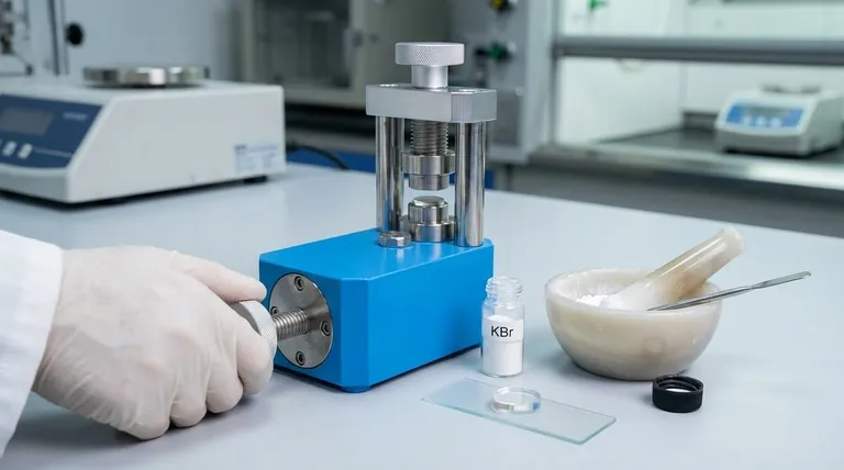 O que é o método do disco de KBr na espectroscopia de IV? Um Guia para Análise de Amostras Sólidas