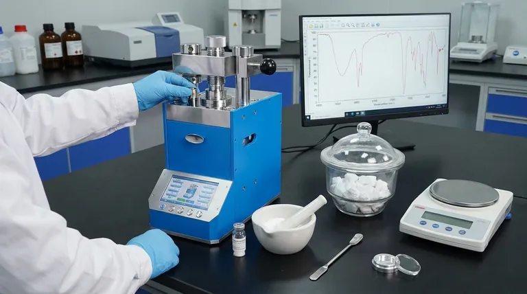 Quel est le rapport entre le KBr et la substance médicamenteuse pour l'analyse FTIR ? Obtenez une préparation d'échantillon parfaite pour des spectres clairs