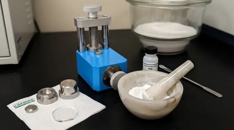 Wie bereitet man KBr-Presslinge für die FTIR-Analyse vor? Meistern Sie die Technik für hochwertige IR-Spektren