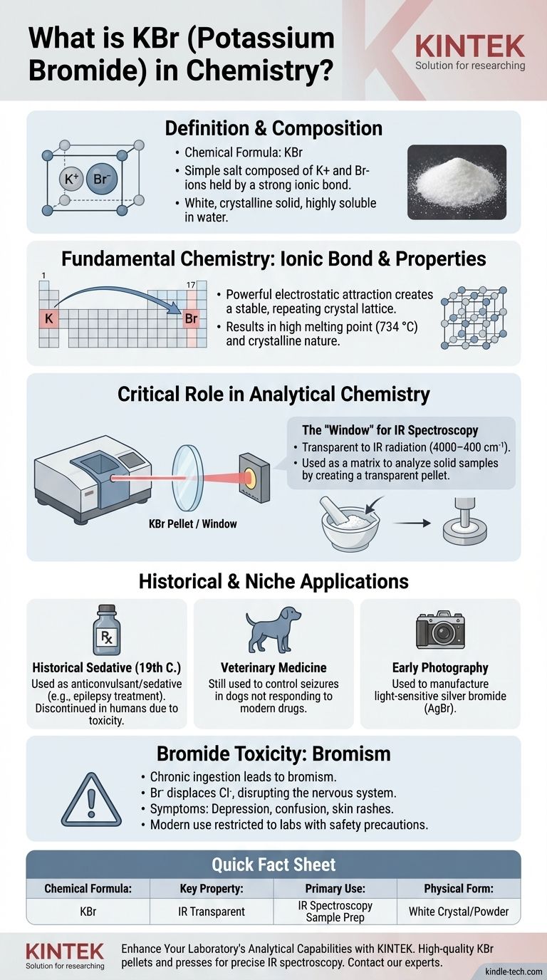 Was ist KBr in der Chemie? Entdecken Sie seine Rolle in der IR-Spektroskopie und darüber hinaus Visuelle Anleitung