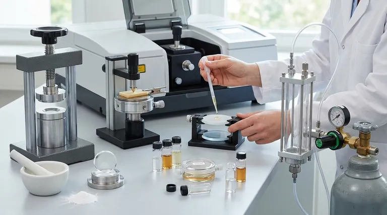 ¿Qué tipo de muestras se utilizan para FTIR? Analice sólidos, líquidos y gases con la preparación adecuada