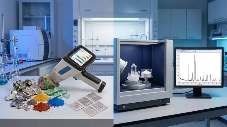 ما هو الفرق بين تقنيتي XRF و XRD؟ دليل لاختيار أداة التحليل المناسبة