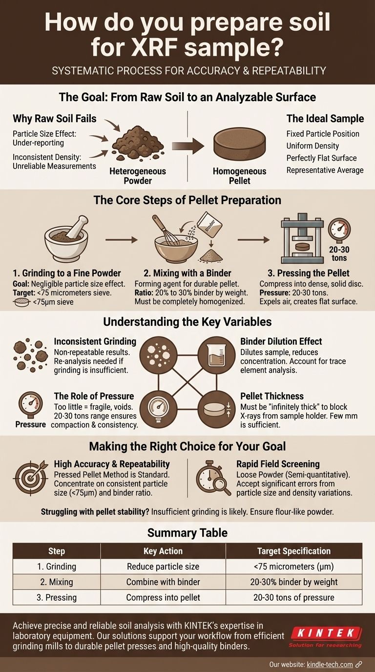 Comment préparer le sol pour l'analyse par fluorescence X (XRF) ? Un guide étape par étape pour une analyse précise Guide Visuel