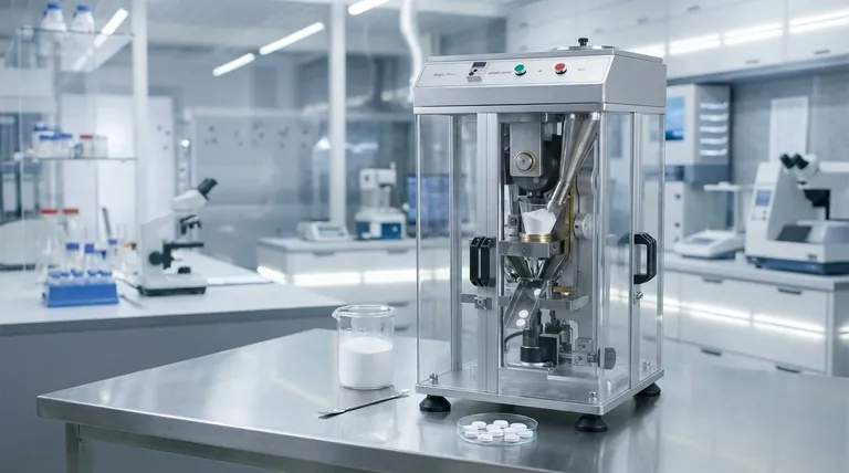 단일 펀치 정제 프레스 기계의 원리는 무엇입니까? 정밀 실험실 규모 생산 가이드