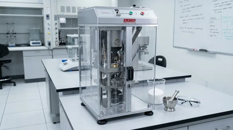 O que é uma máquina de comprimir de punção única? A Ferramenta Essencial para P&D de Comprimidos em Escala Laboratorial