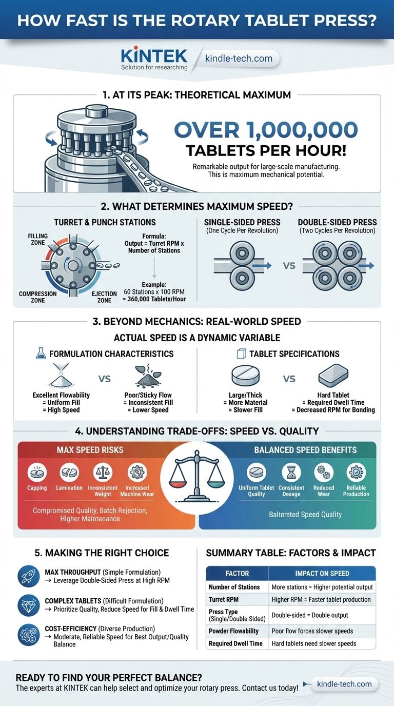 Qual é a velocidade da máquina rotativa de compressão de comprimidos? Desbloqueie as Velocidades Máximas de Produção para os Seus Comprimidos Guia Visual
