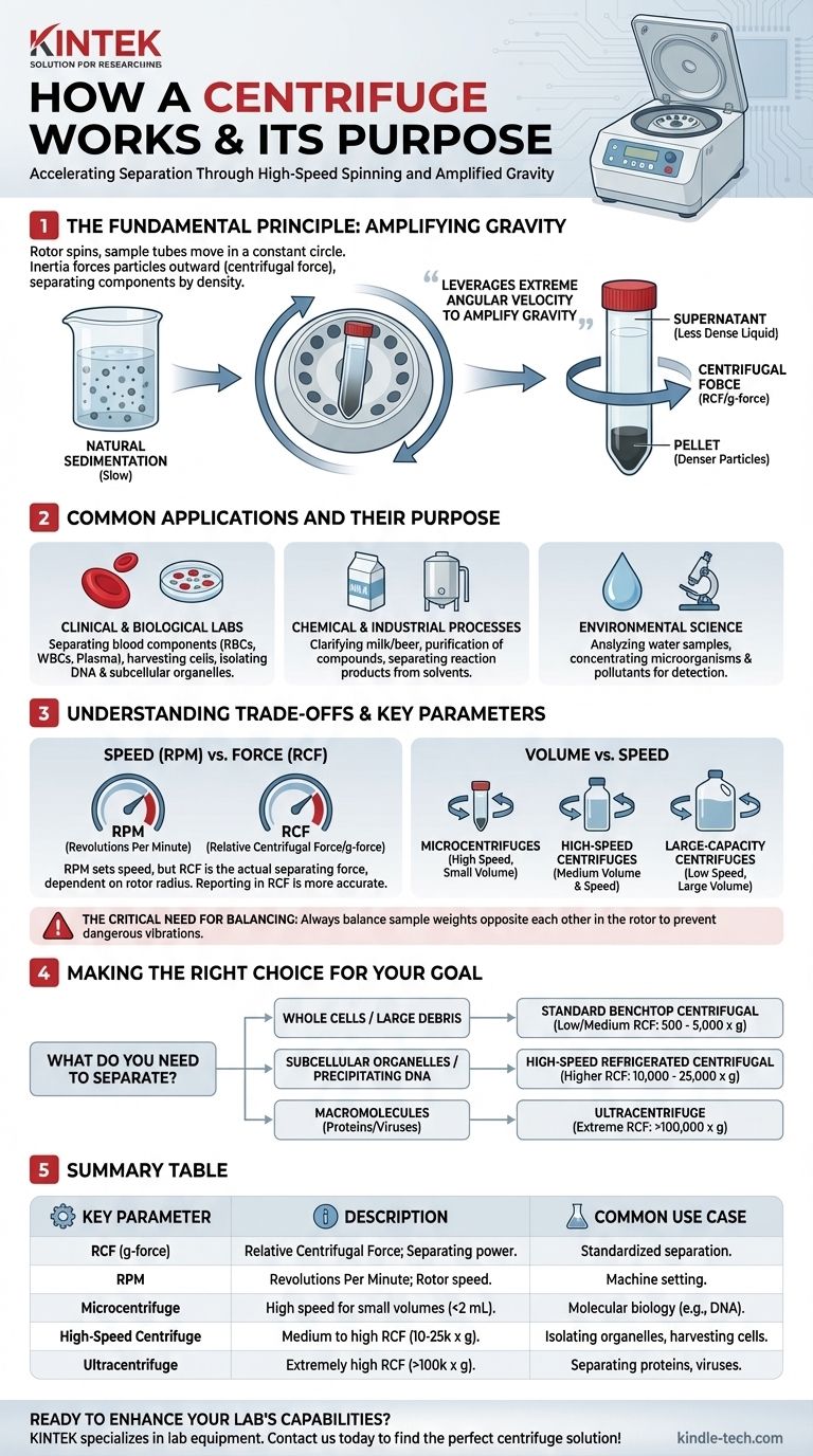 كيف يعمل جهاز الطرد المركزي وما هو الغرض منه؟ أطلق العنان لقوة الفصل السريع للعينات دليل مرئي