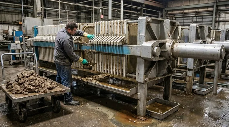 What is the disadvantage of plate frame filter press? High Labor Costs and Batch Process Downtime