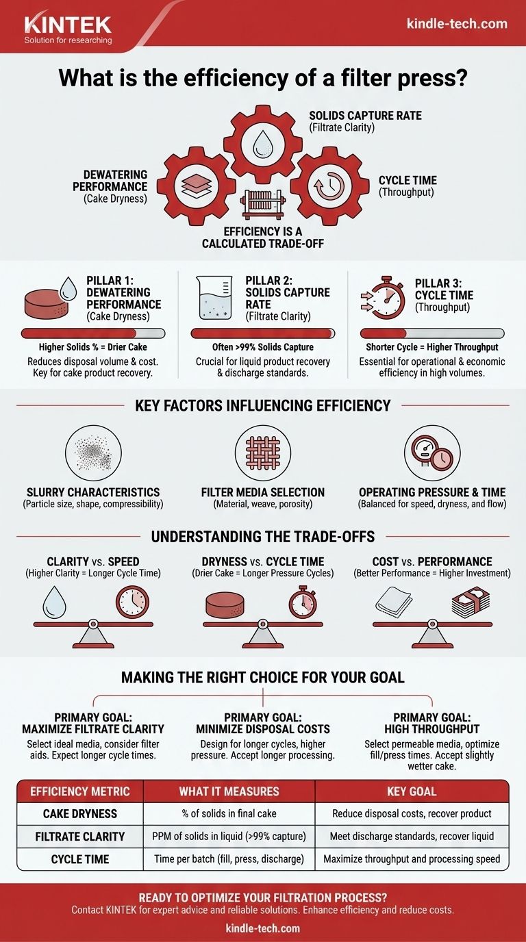 压滤机的效率是多少？平衡滤饼干度、滤液澄清度和速度 图解指南
