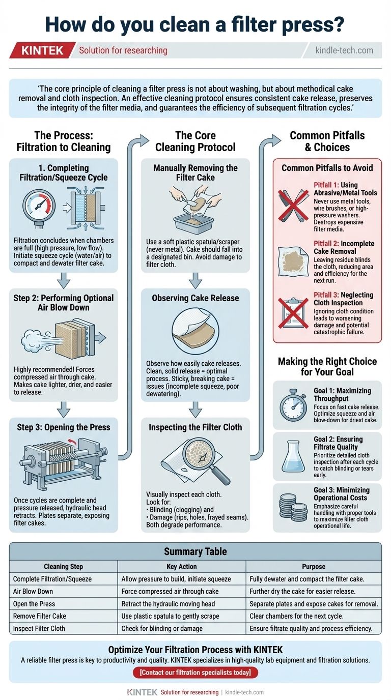 كيف تقوم بتنظيف مرشح الضغط؟ دليل خطوة بخطوة لإزالة الكعكة بكفاءة دليل مرئي