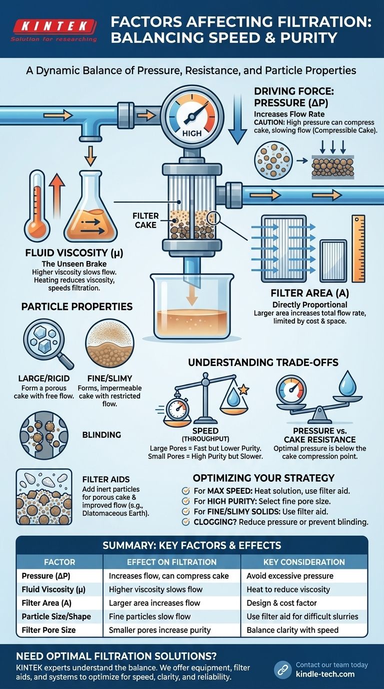 Quali sono i fattori che influenzano la filtrazione di una soluzione? Padroneggia le variabili chiave per prestazioni ottimali Guida Visiva