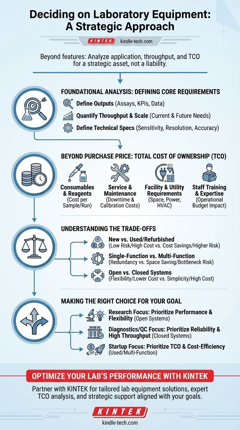 研究室に必要な機器をどのように決定しますか？スマートな研究室投資のための戦略的ガイド ビジュアルガイド