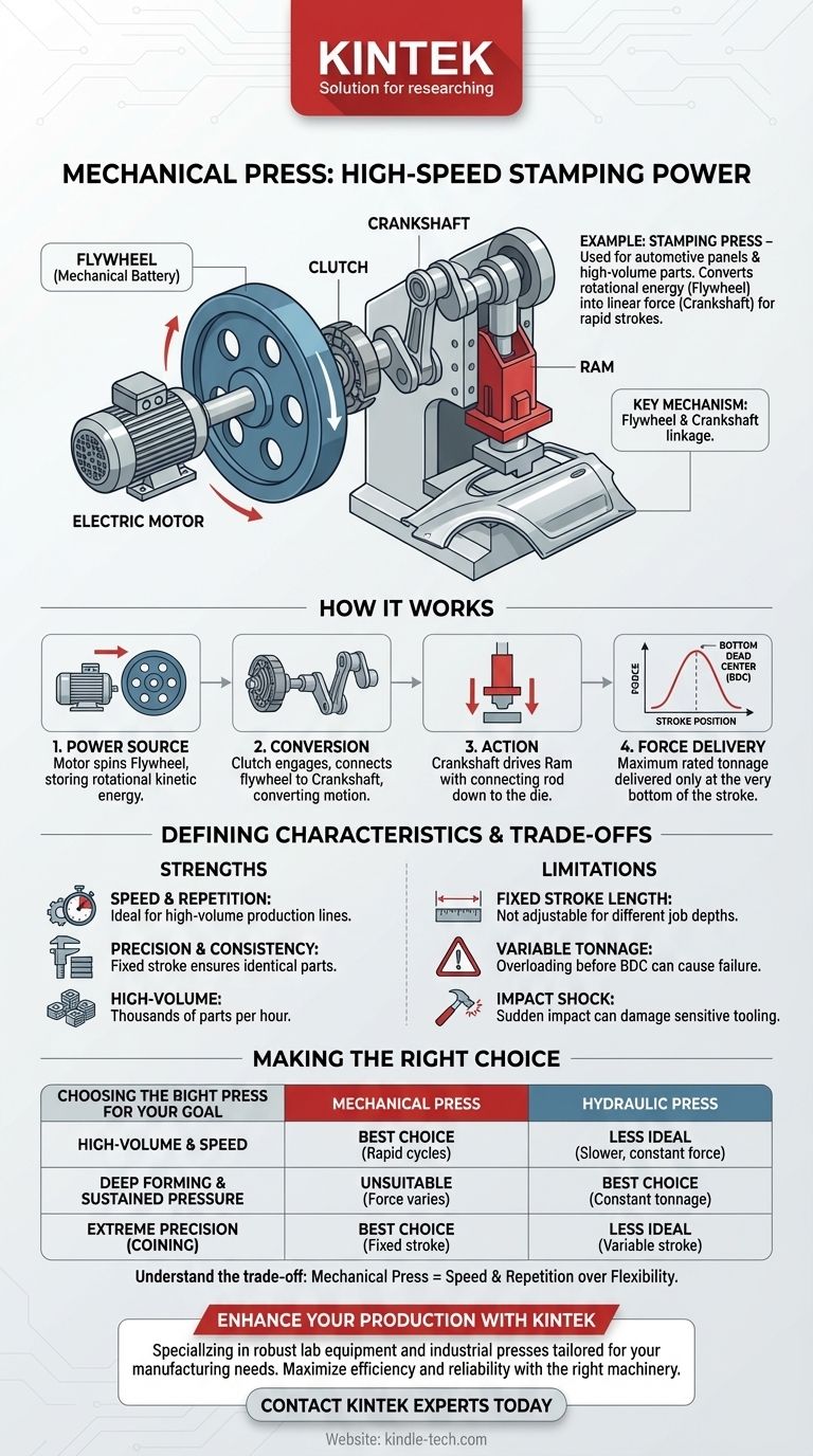 Qu'est-ce qu'un exemple de presse mécanique ? Découvrez la puissance des presses à emboutir pour la production à grand volume Guide Visuel
