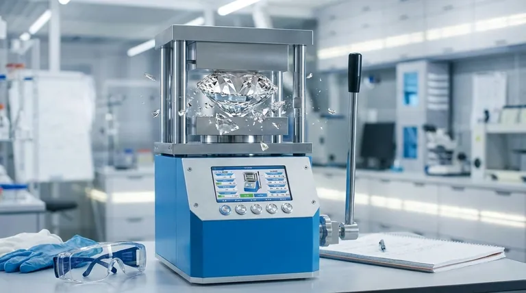 Kann eine Hydraulikpresse einen Diamanten zerbrechen? Ja, und hier ist der Grund, warum Härte nicht gleich Stärke ist.